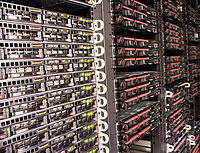 image web servers on rack